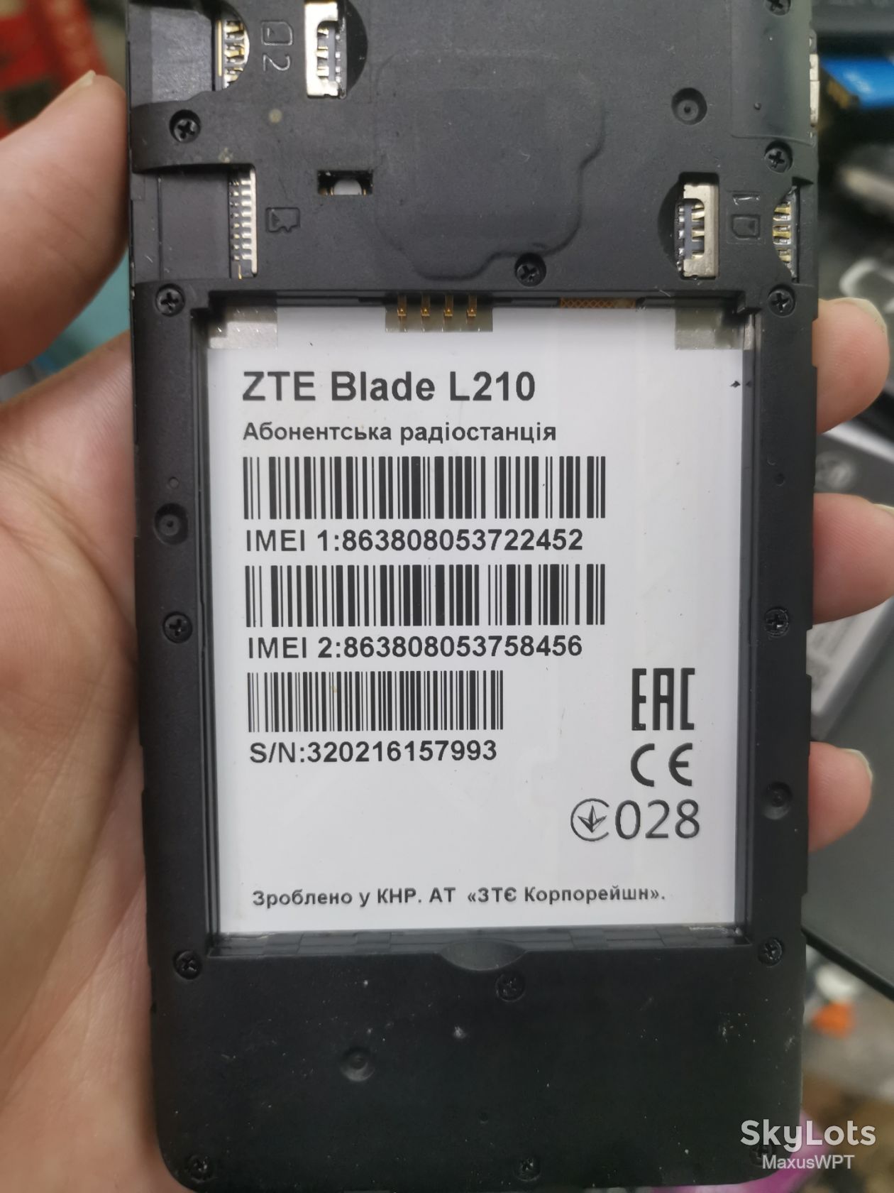 #2069 sklad Zte l210 black - фото фото фото 1