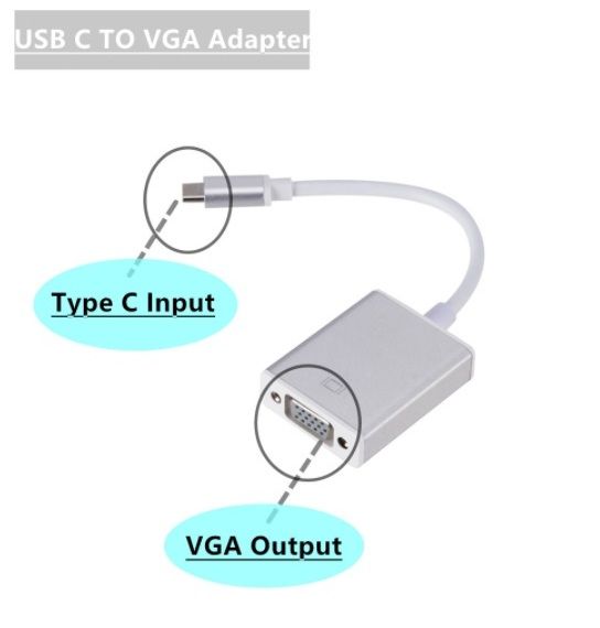 Продам Переходник USB Type-C to VGA Adapter - фото фото фото 2