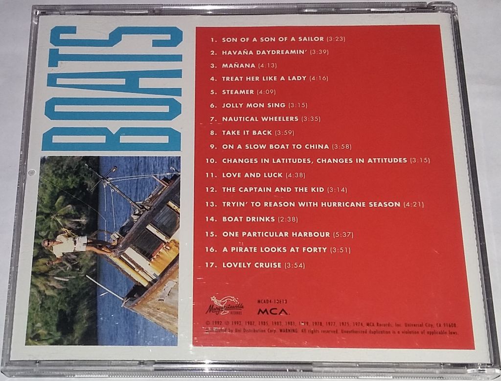 JIMMY BUFFETT Boats CD US - фото фото фото 2