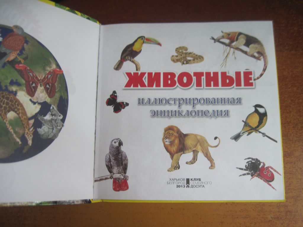 Животные. Иллюстрированная энциклопедия. КСД 2013 - фото фото фото 1