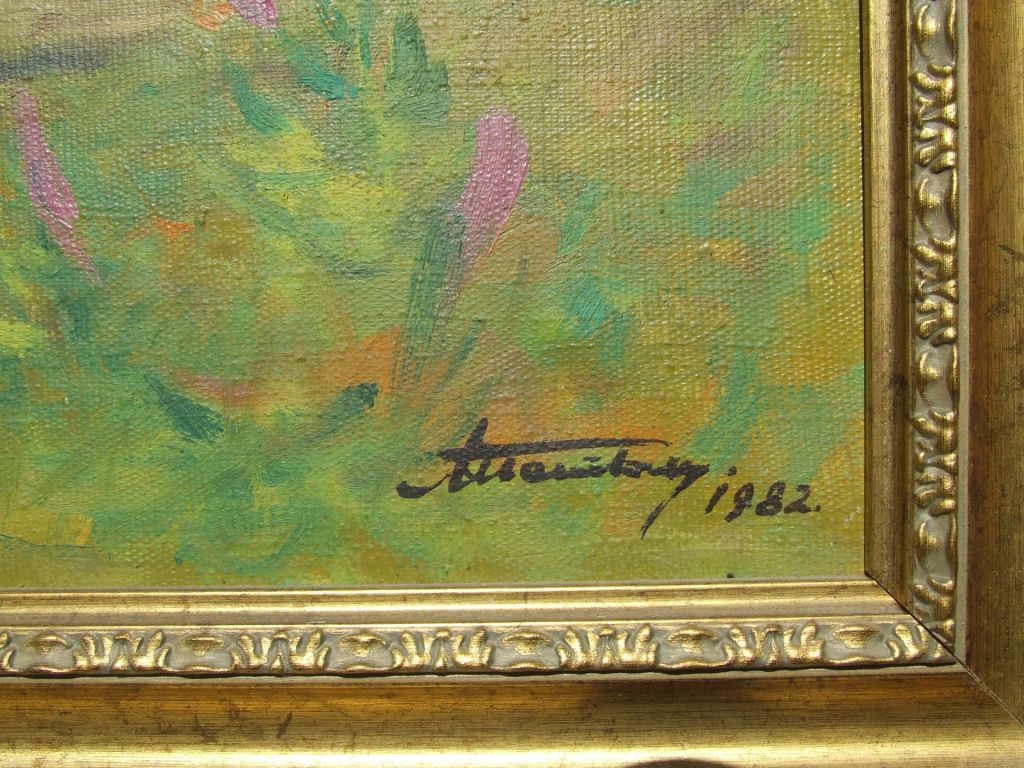 Зас.худ.Укр. Ш. Петкі 1917-2005 рр. роз.85х70см.п.0. 1982 р.Закарпатська школа Ерделі та Бокшая. - фото фото фото 1
