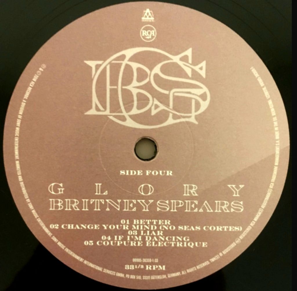 Britney Spears - Glory - 2016.  (2LP). 12. Vinyl. Пластинки. Europe. S/S. - фото фото фото 8