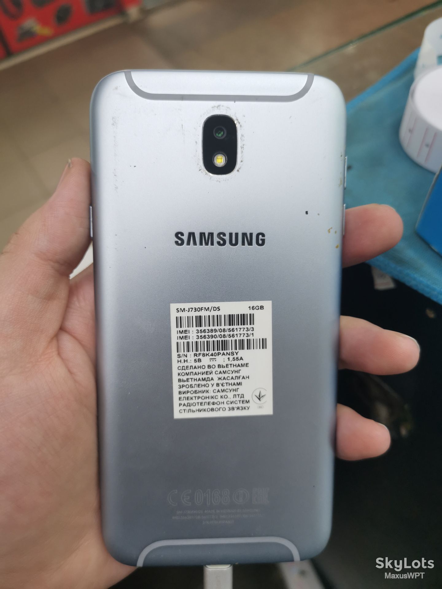 #2156 Sklad samsung j7 j730 blue - фото фото фото 1