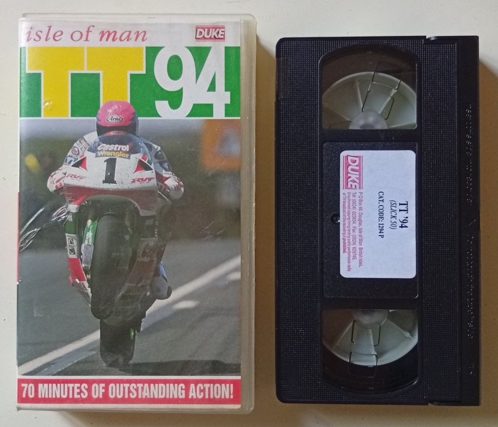 Видеокассета TT 94 – Isle of Man. Bikesport  (1994)  (фирма) - фото фото фото 0