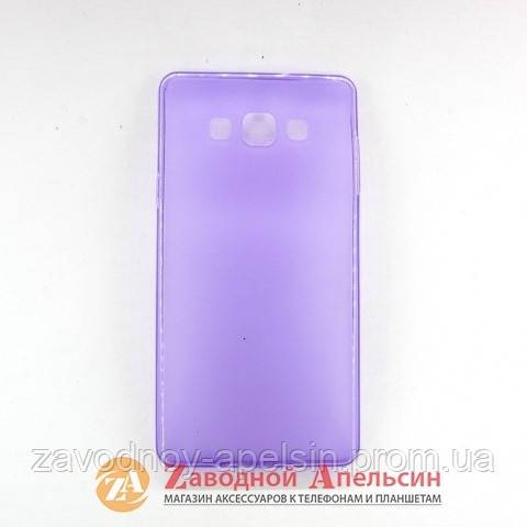 Samsung A7 A700 чехол слиликоновый Cover purple - фото фото фото 2