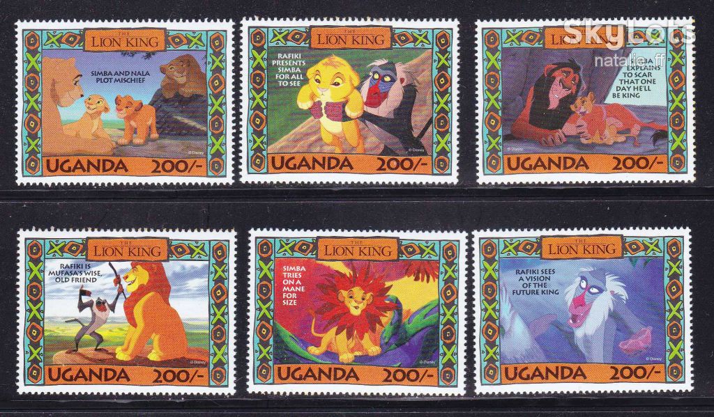 NM Фауна  Уганда  MNH - мультфильм - фото фото фото 0