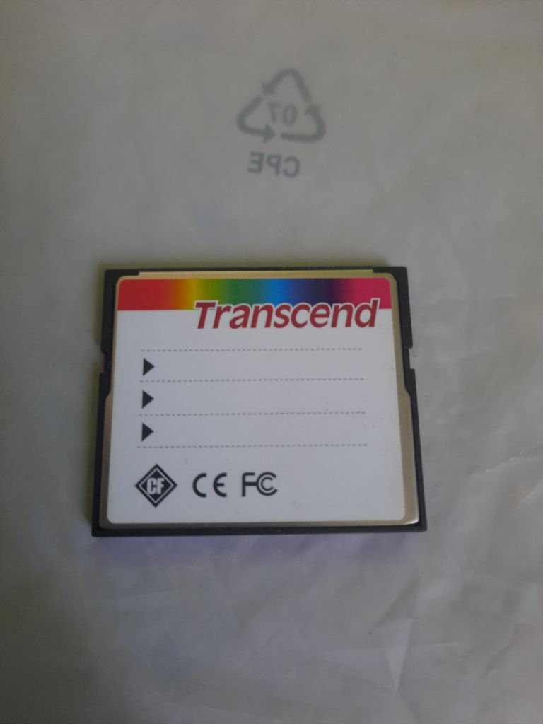 CompactFlash Transcend 128 мб - фото фото фото 1