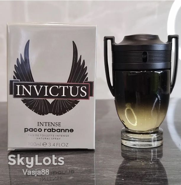 Invictus Intense Rabanne для чоловіків 100 мл БЕЗКОШТОВНА ДОСТАВКА НП - фото фото фото 0