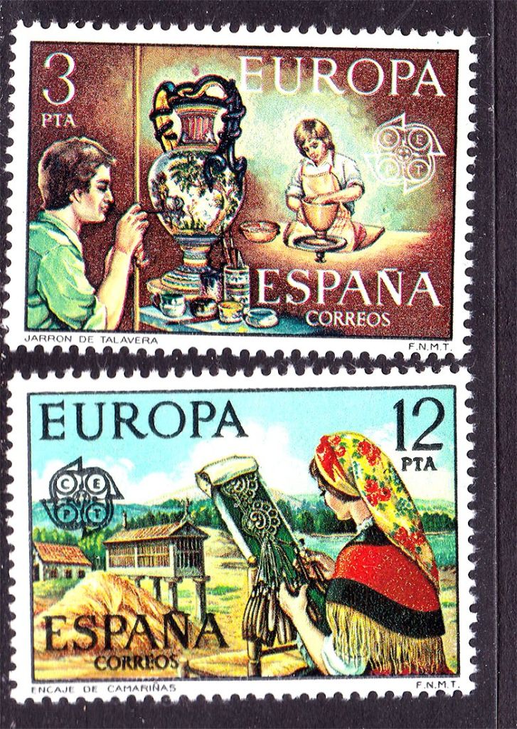 Испания 1976 г MNH  - EUROPA CEPT - мскусство - фото фото фото 0