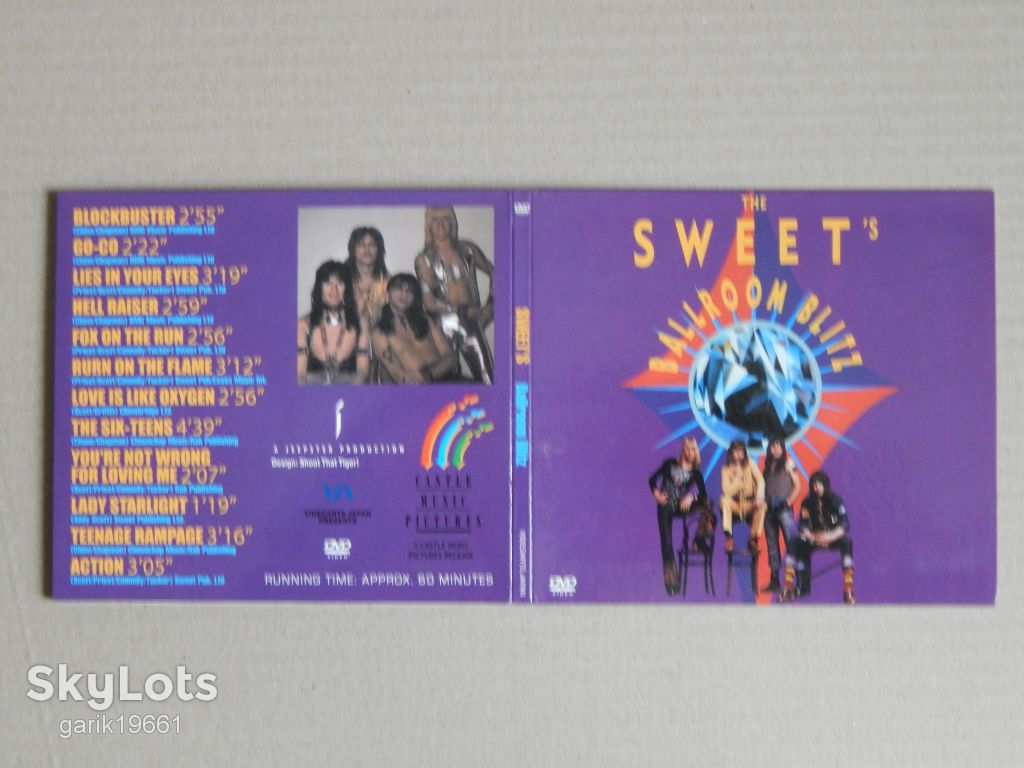 The Sweet's ‎– Ballroom Blitz ( DVD, Unofficial Release, Digipack) - фото фото фото 2