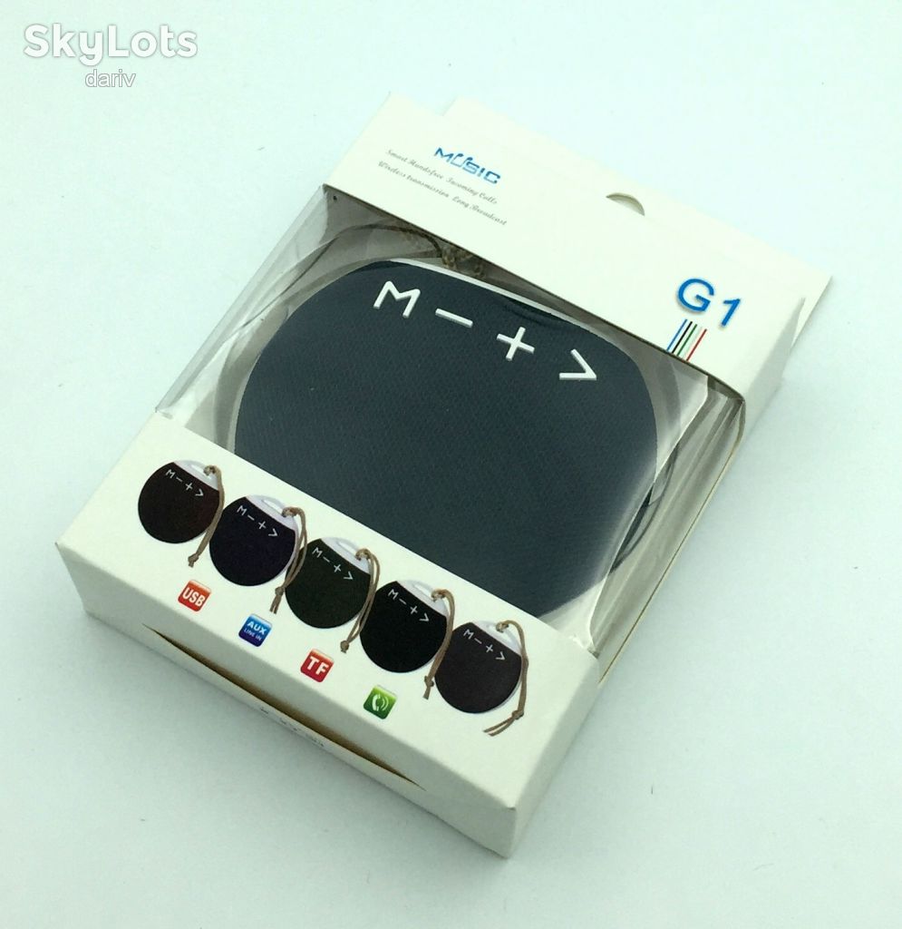 Колонка Bluetooth G1 Black - фото фото фото 1