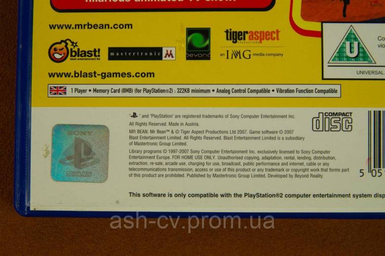 Диск Playstation 2 - Mr. Bean - фото фото фото 5
