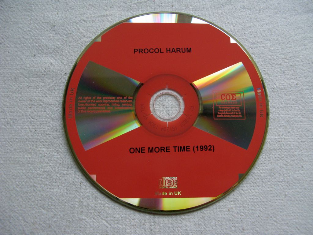CD Procol Harum. One More Time. 1992. - фото фото фото 3