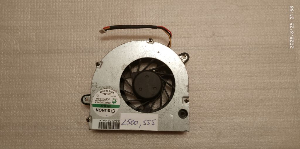 Вентилятор Toshiba Satellite L500, L505, L555  (3 pin) - фото фото фото 1