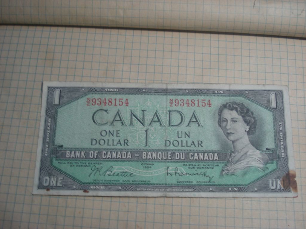1доллар 1954 Канада - фото фото фото 0