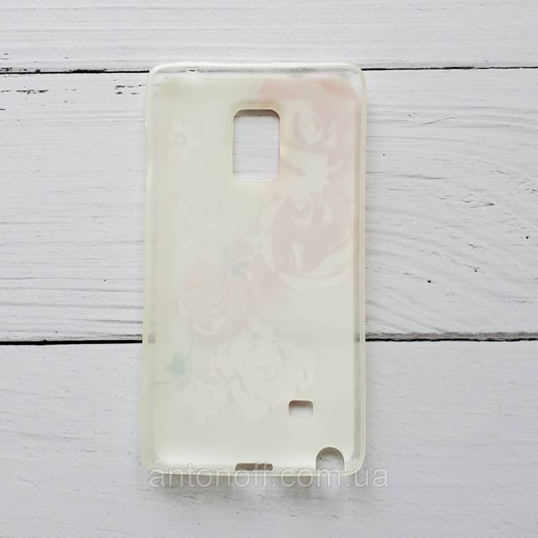 Чохол для Samsung Galaxy Note 4 Edge (N915) силіконовий, рожевий - фото фото фото 1