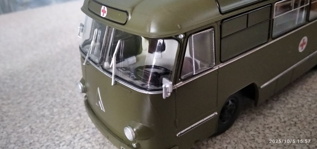 НАШІ АВТОБУСИ    ЛАЗ 695Б Санітарний   MODIMIO    M 1:43  ОПЛАТА ЛОТА ПРИ ОТРИМАНІ ! - фото фото фото 7
