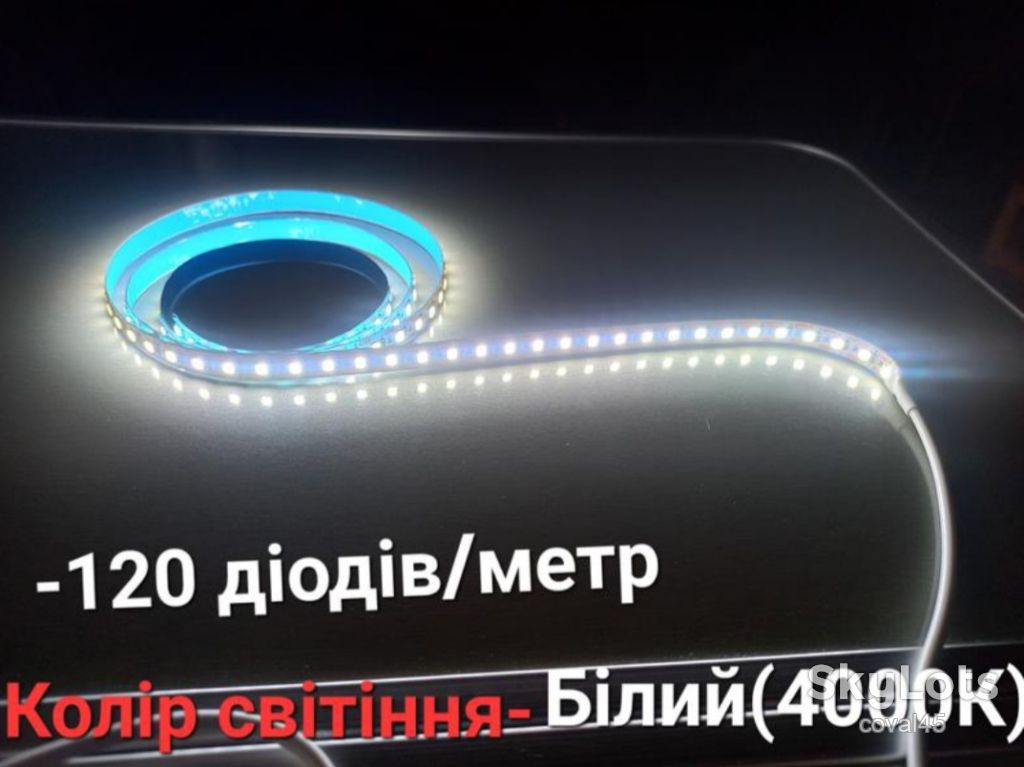 USB LED лента 1 метр /120 диод/м с выключателем. - фото фото фото 1