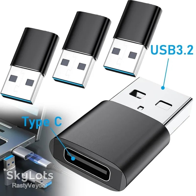 Перехідник usb c to usb a 3.2 - фото фото фото 1