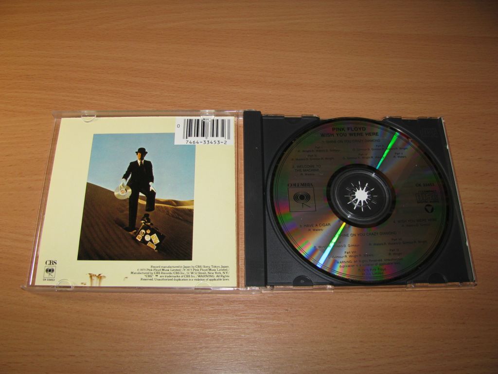 PINK FLOYD - Wish You Were Here   (1975 CBS Japan) - фото фото фото 1