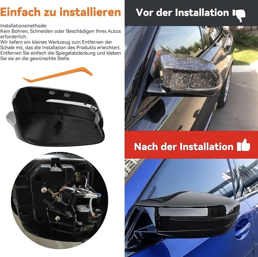 Лот№3559. Кришки дзеркал заднього виду для BMW     ,привезено з Німеччини. - фото фото фото 3