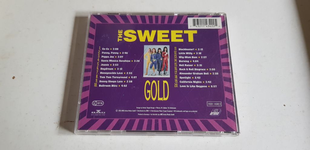 The Sweet Gold 20 Super Hits CD фірмовий - фото фото фото 1