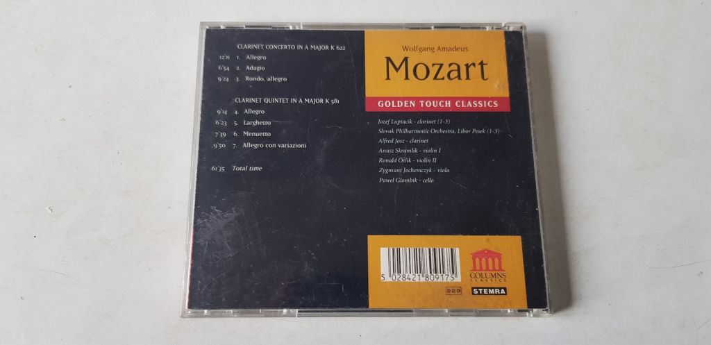 Mozart Clarinet Concerto  / Clarinet Quintet CD фірмовий - фото фото фото 1