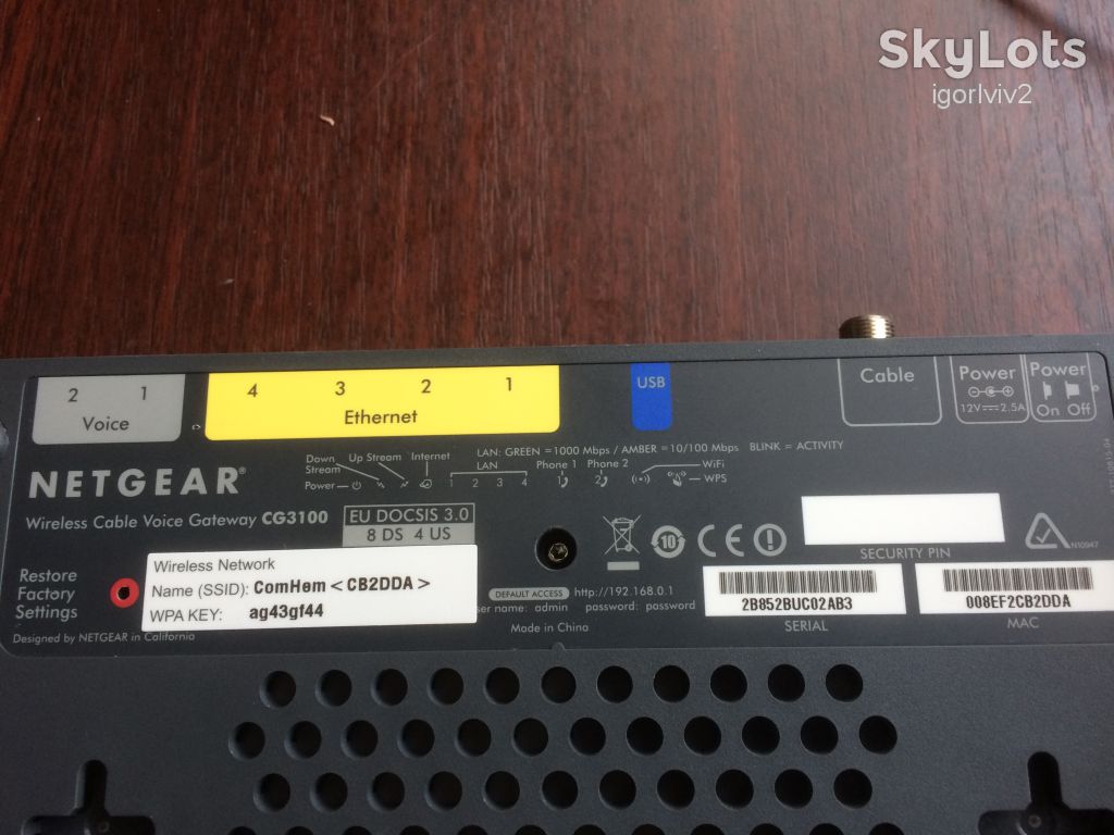ADSL-Роутер  Netgear CG3100 - фото фото фото 5