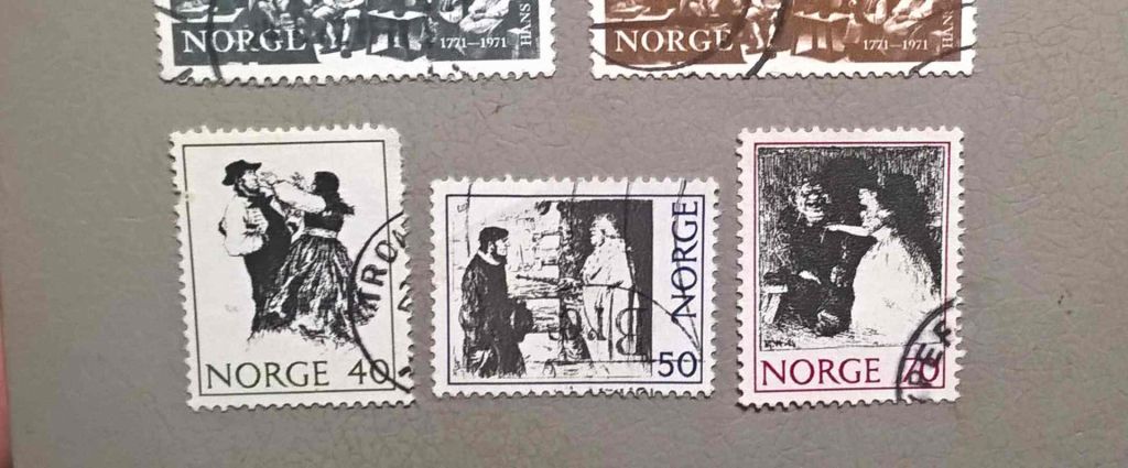 Норвегия Искусство 1971 - фото фото фото 0