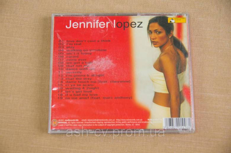 Музичний диск CD. Jennifer Lopez (2001) - фото фото фото 2