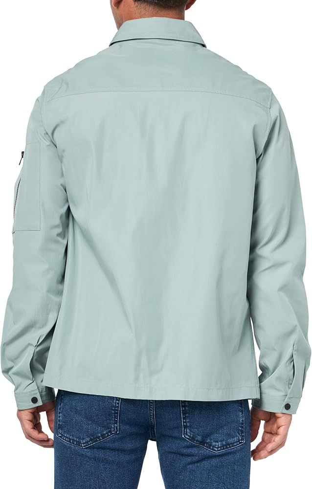 Вітровка Hugo Cotton Mix Canvas Zip Up Overshirt - фото фото фото 1