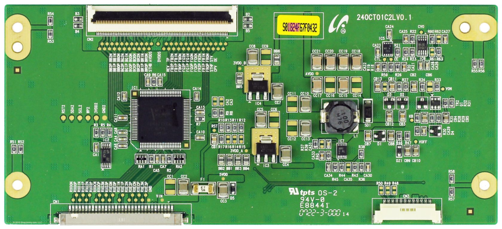 Плата T-Con 240CT01C2LV0.1 для монітора Acer AL2416W - фото фото фото 0
