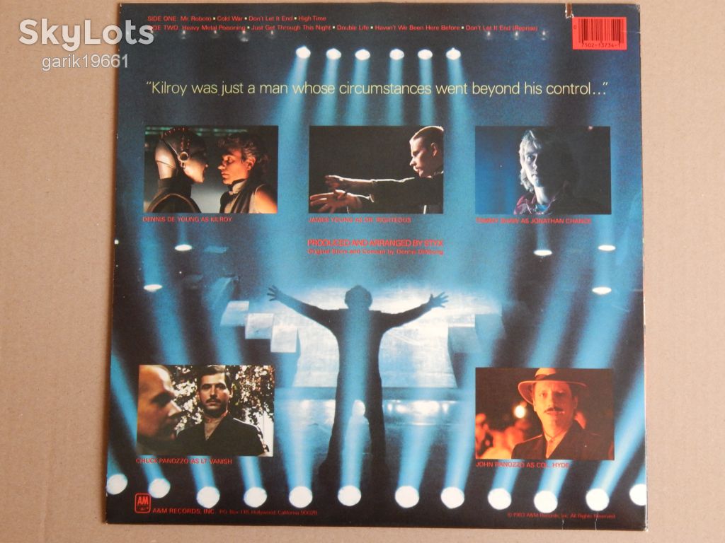 Styx ‎– Kilroy Was Here (A&amp;M Records ‎– SP-3734, US) insert NM-/NM- - фото фото фото 1