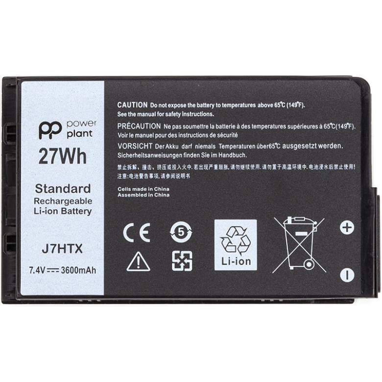 Акумулятор PowerPlant для ноутбуків DELL Latitude 12 7202 (J7HTX) 7.4V 3600mAh - фото фото фото 0