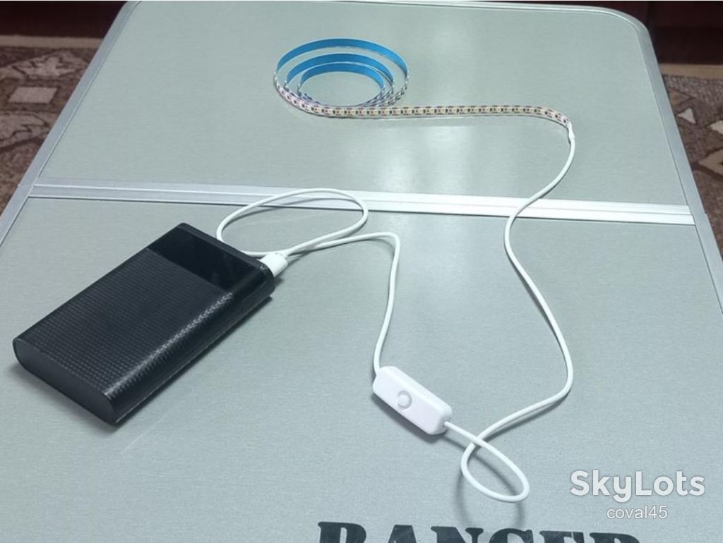 USB LED лента 1 метр /120 диод/м с выключателем. - фото фото фото 4