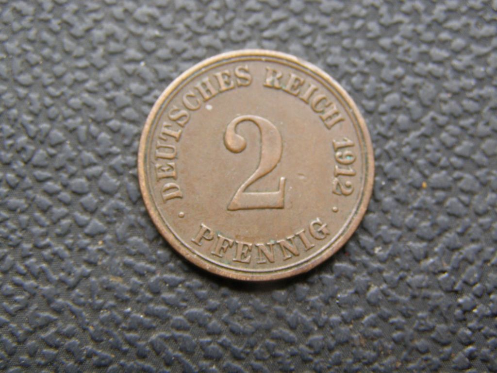 2 пфенинга 1912 г А - фото фото фото 0