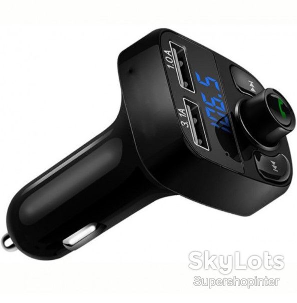 ФМ модулятор FM трансмиттер CAR X8 с Bluetooth MP3  (X8) - фото фото фото 3