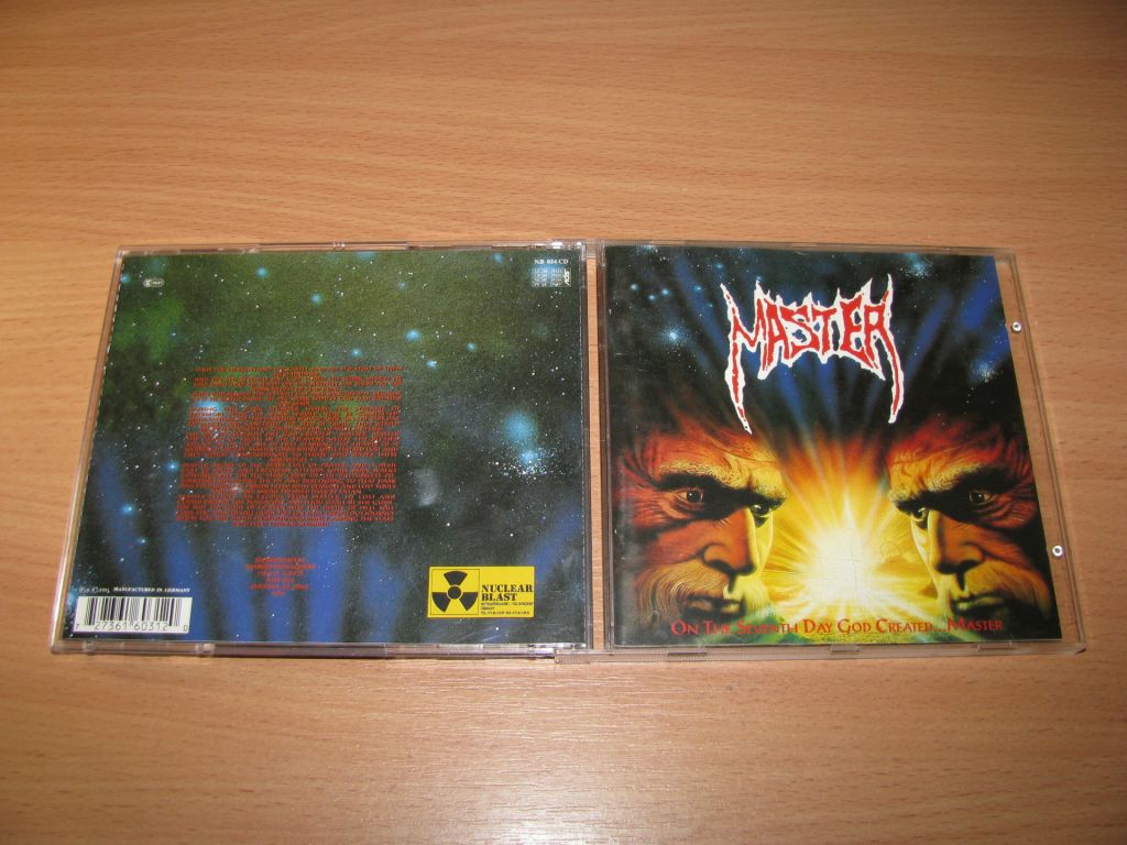 MASTER - On The Seventh Day God  (1992 Nuclear Blast 1st press) - фото фото фото 0
