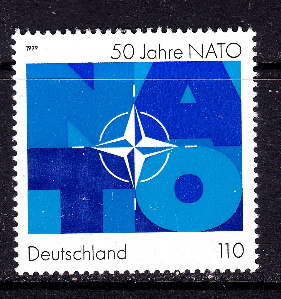 Германия  ФРГ 1999 г  MNH - 50 лет НАТО - фото фото фото 0