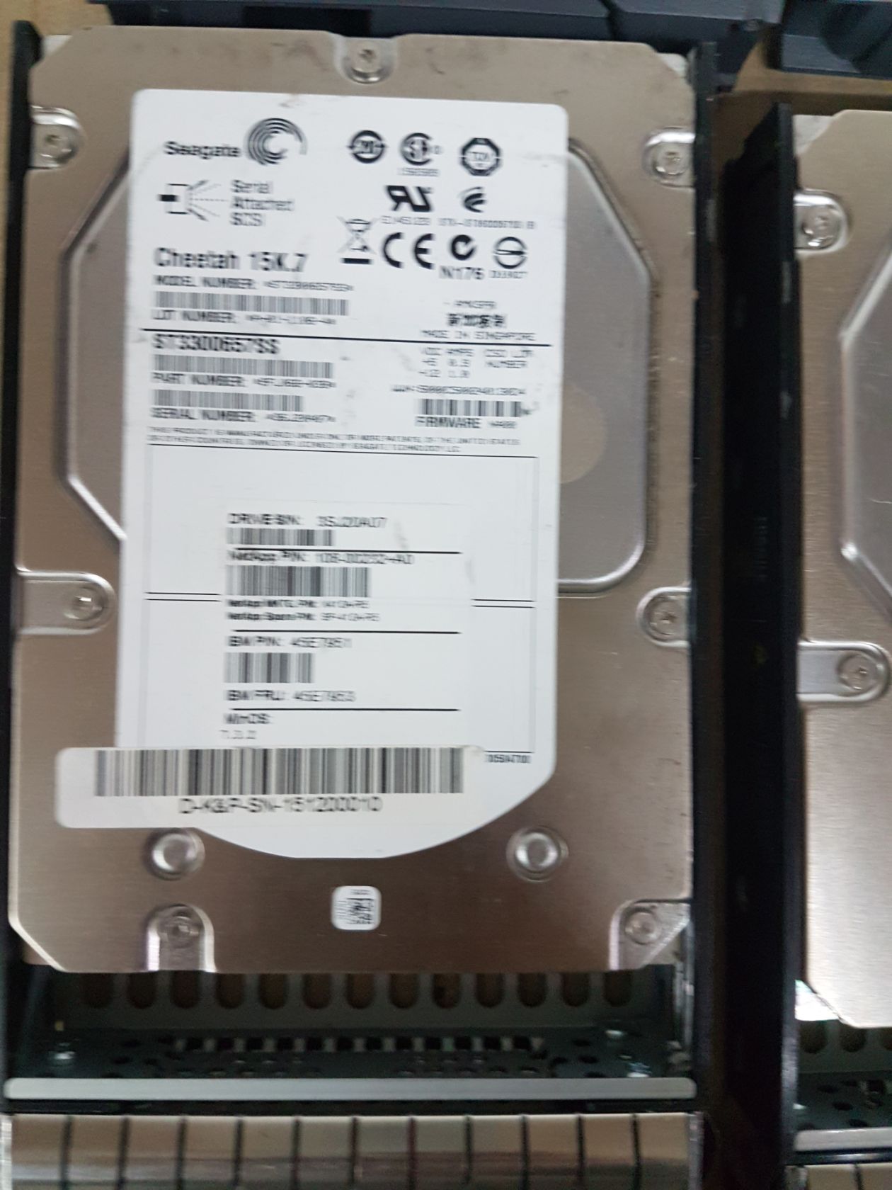 Диски HDD 3.5" SAS 300gb ST3300657SS, 6шт одним лотом,  від 1грн   (№040) - фото фото фото 4
