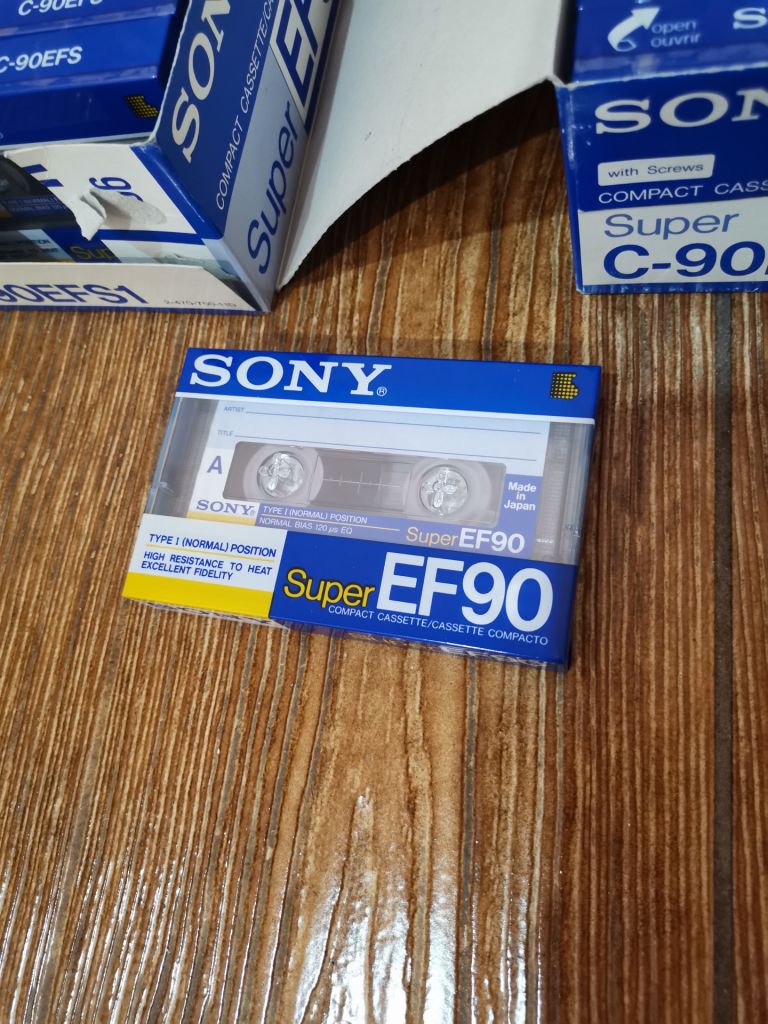Аудио кассета Sony super EF90 - фото фото фото 5