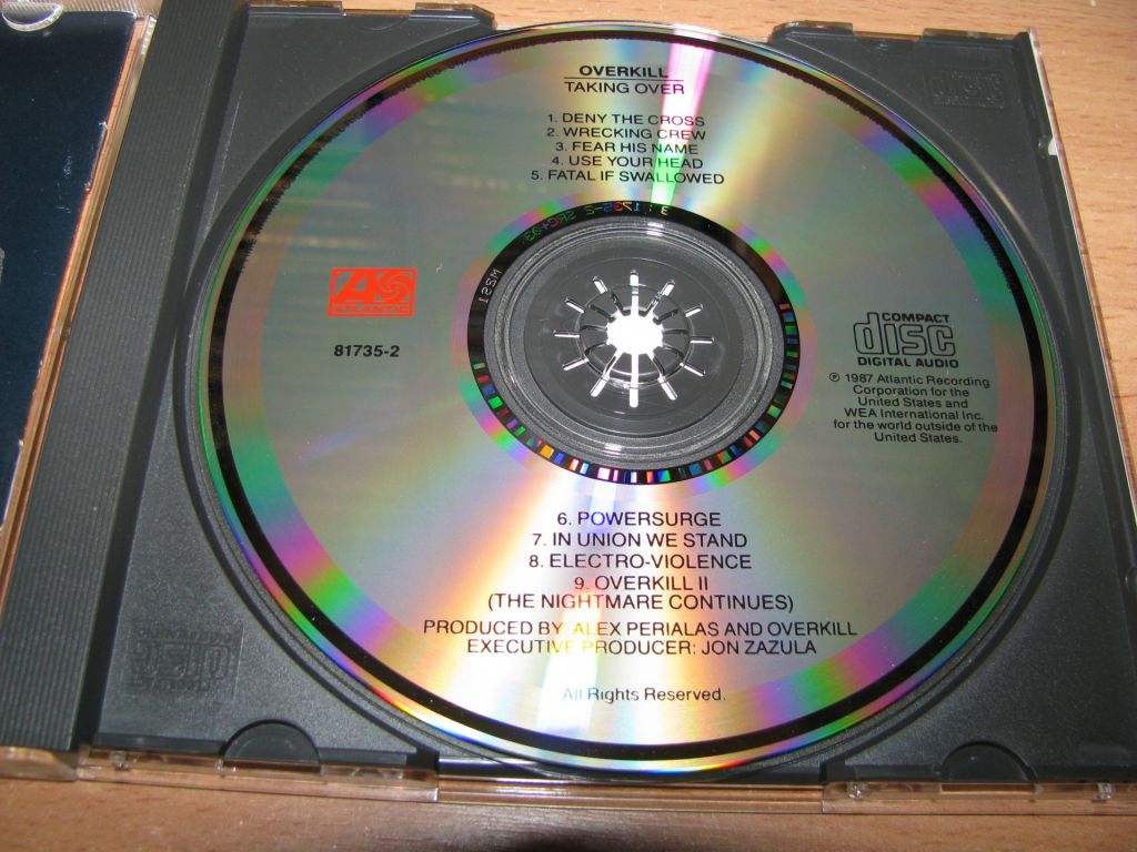 OVERKILL - Taking Over    (1987 Atlantic USA) NO IFPI - фото фото фото 2