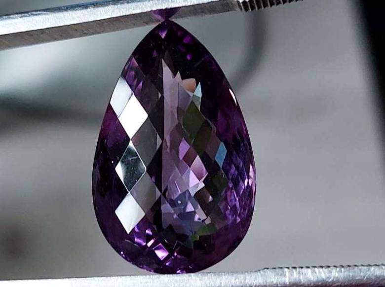 Аметист 27.49 ct    25.5 X 16.2 X 12 mm - фото фото фото 4