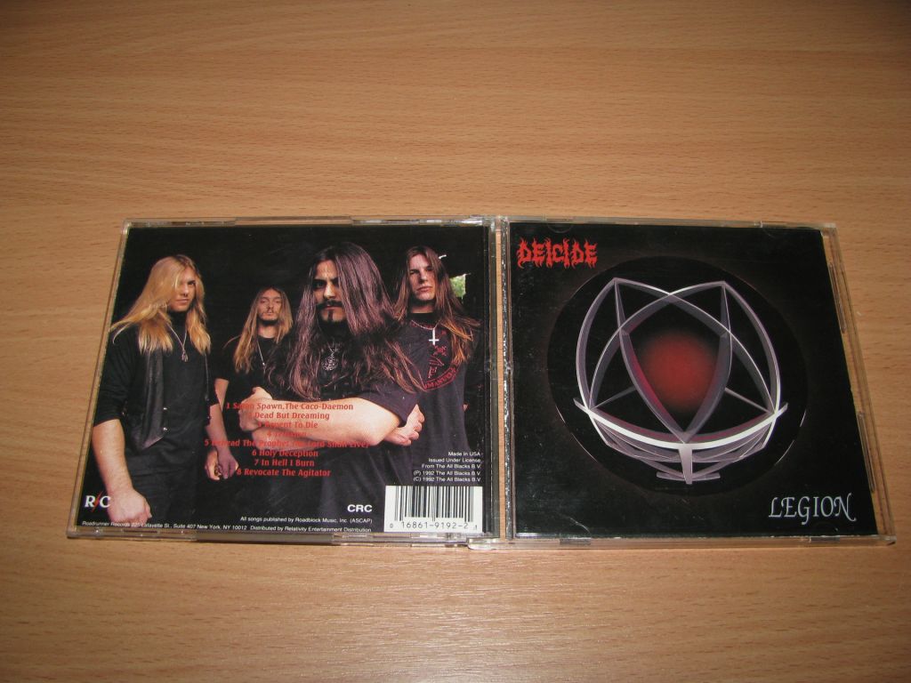 DEICIDE - Legion    (1992 Roadracer CRC CLUB,USA) - фото фото фото 0