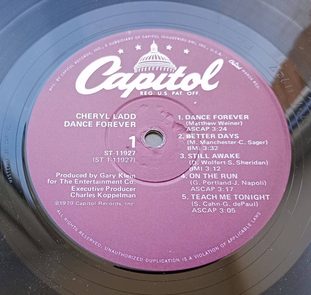 CHERYL LADD Dance Forever LP EX+/EX - фото фото фото 2