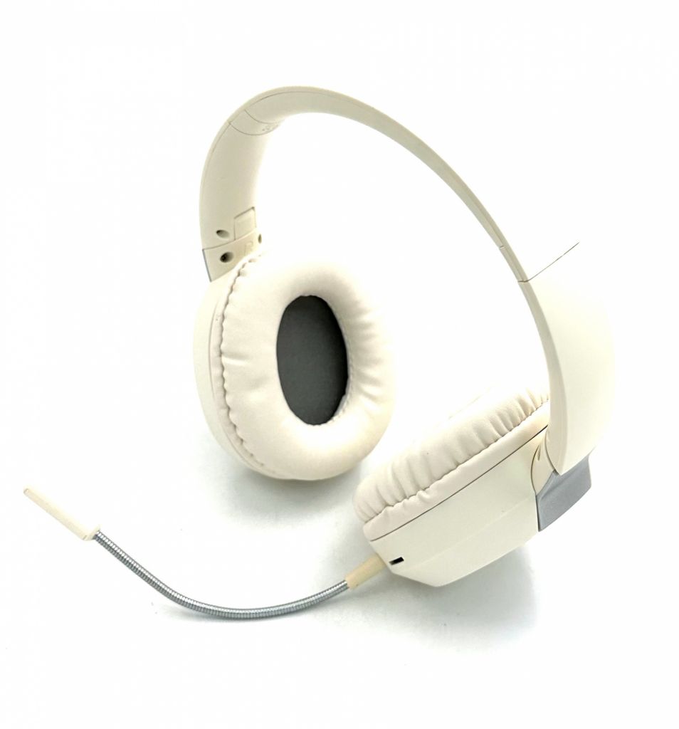 Наушники Bluetooth DEEPBASS R11 с RGB подсветкой Бежевые - фото фото фото 2