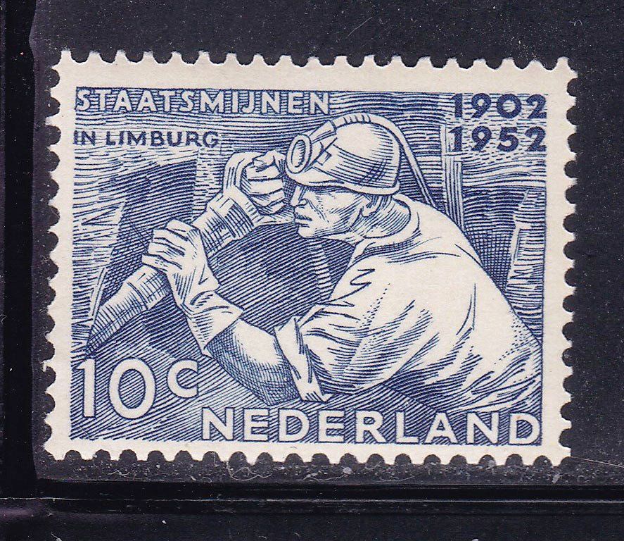 EU  Нидерланды  1952 г  MNH - шахтер - фото фото фото 0
