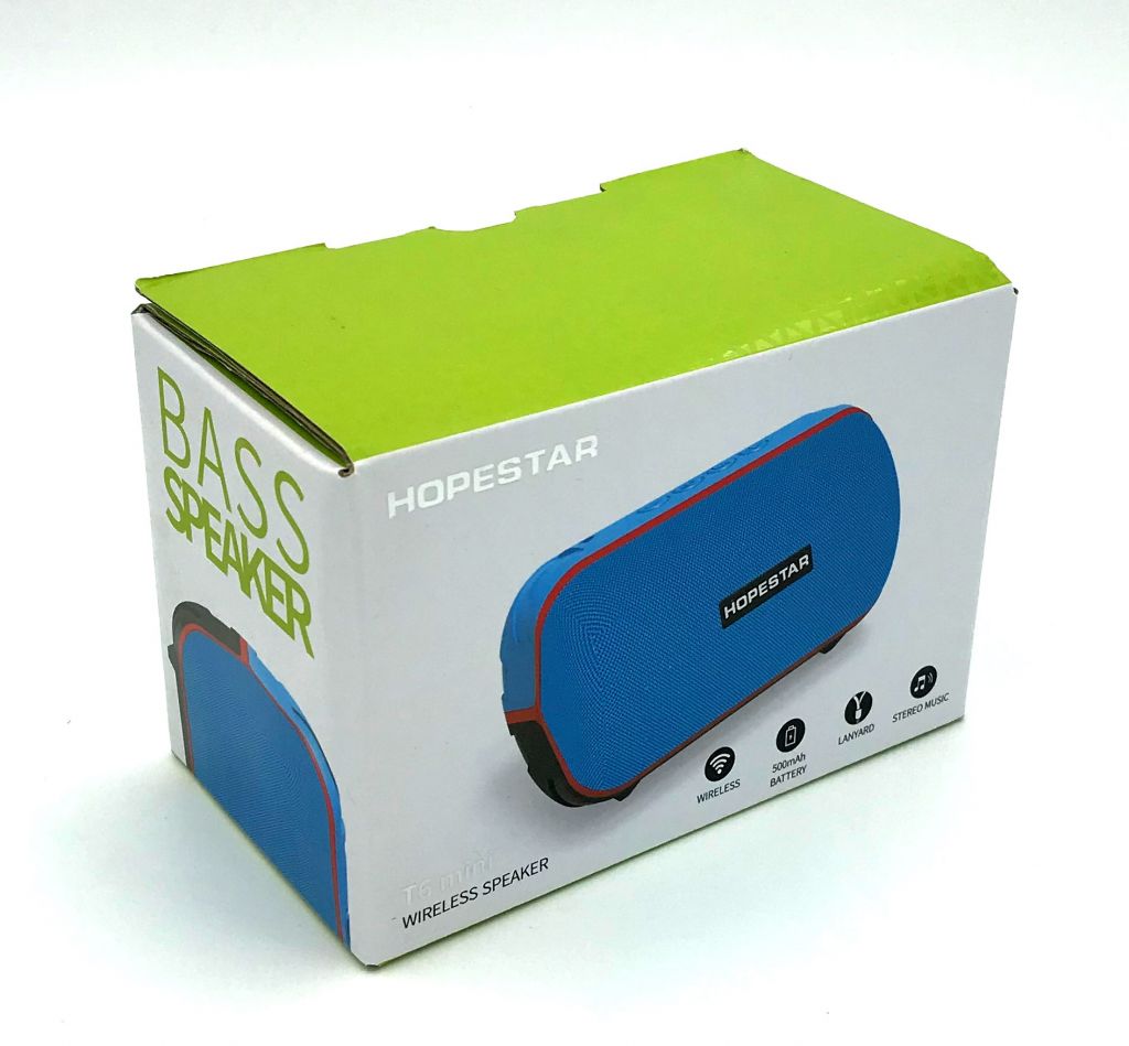 Колонка Bluetooth HOPESTAR T6 mini Blue - фото фото фото 2
