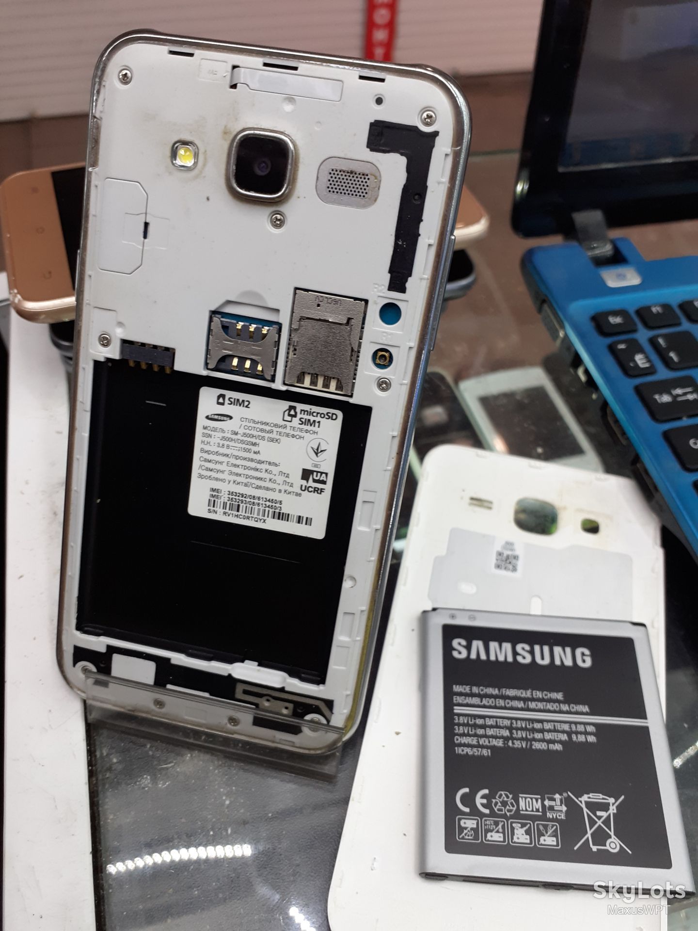 #398 sklad Samsung J500 White Duos sklad - фото фото фото 5