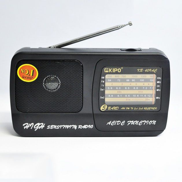 Радиоприёмник мощный радио FM c usb питание от батарейки R20 или от сети - фото фото фото 0